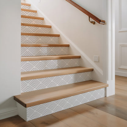 Veer Decor Geometric Chevron Diamond Gray Peel and Stick Wallpaper Abstract Modern Gray  Wallpaper - 8228-AE2