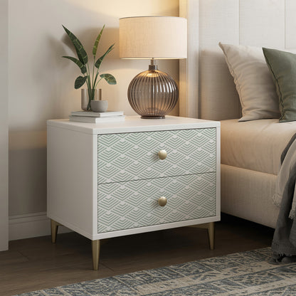 Veer Decor Geometric Chevron Diamond Green Peel and Stick Wallpaper Abstract Modern Green  Wallpaper - 8228-AE3