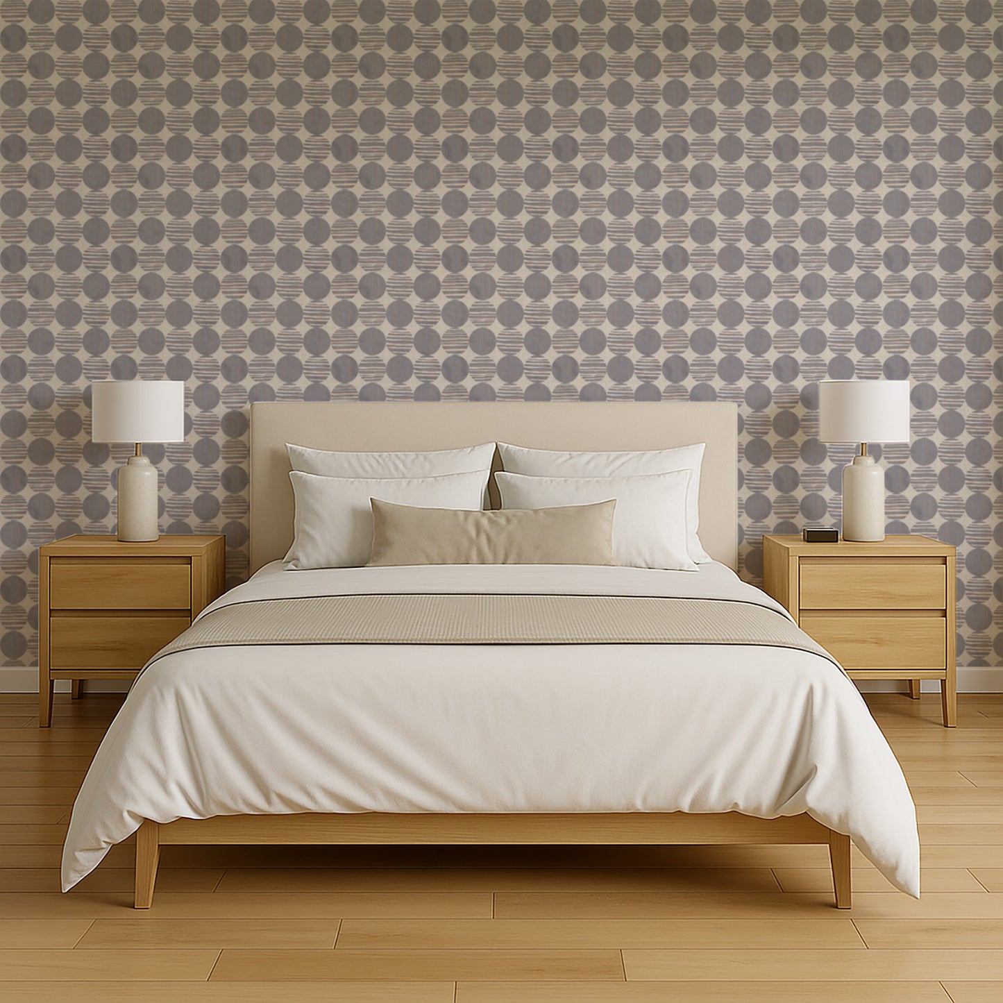 Veer Decor Horizon Circles Blue Peel and Stick Wallpaper Abstract Modern Blue  Wallpaper - 8228-AG2