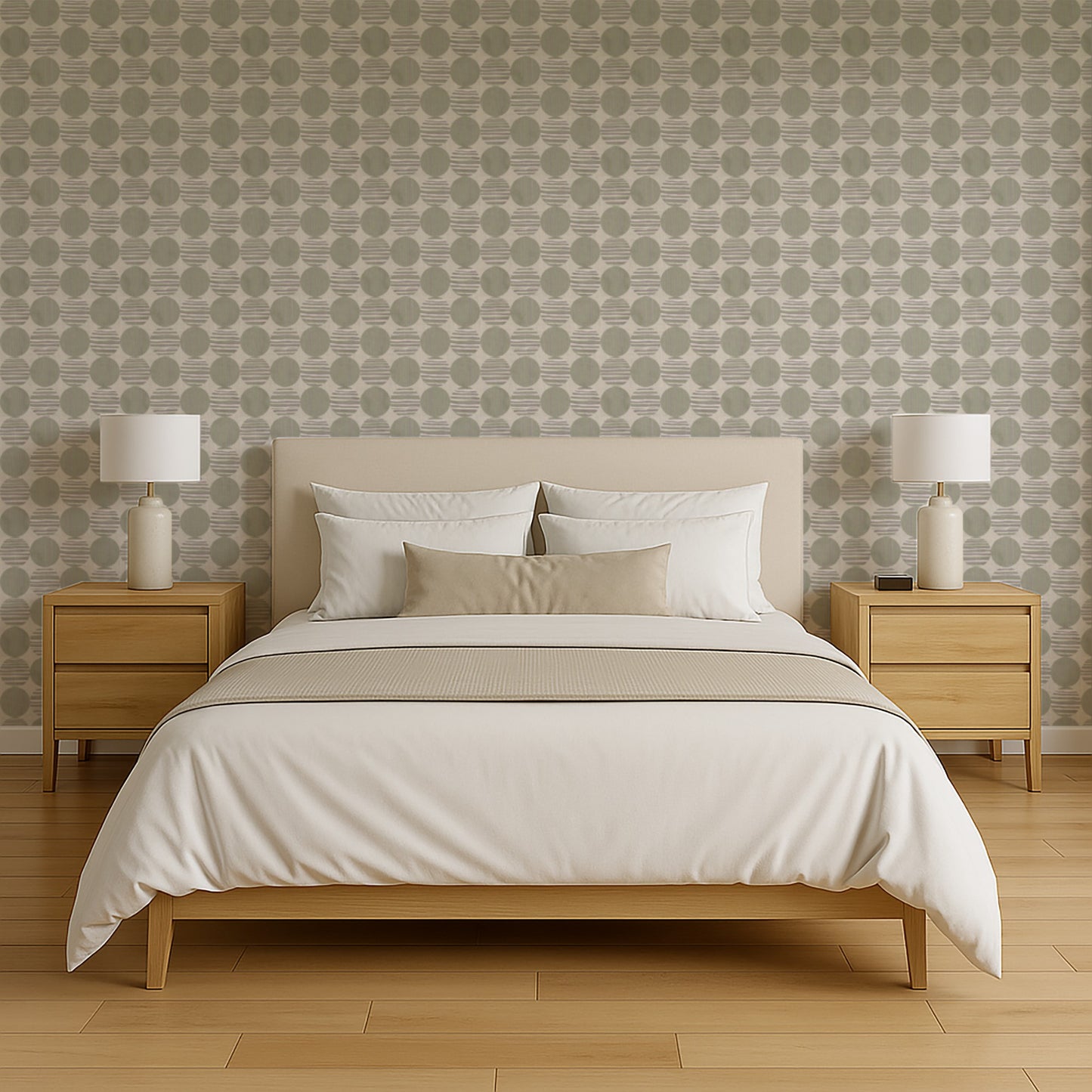 Veer Decor Horizon Circles Green Peel and Stick Wallpaper Abstract Modern Green  Wallpaper - 8228-AG3