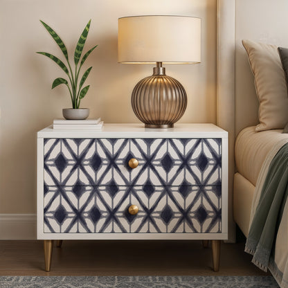 Veer Decor Shibori Geometric Navy Peel and Stick Wallpaper Abstract Modern Navy  Wallpaper - 8228-AJ1