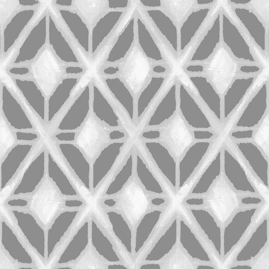 Veer Decor Shibori Geometric Gray Peel and Stick Wallpaper Abstract Modern Gray  Wallpaper - 8228-AJ2
