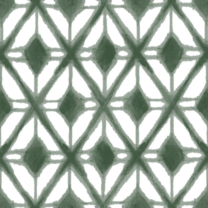 Veer Decor Shibori Geometric Green Peel and Stick Wallpaper Abstract Modern Green  Wallpaper - 8228-AJ3