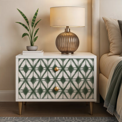 Veer Decor Shibori Geometric Green Peel and Stick Wallpaper Abstract Modern Green  Wallpaper - 8228-AJ3