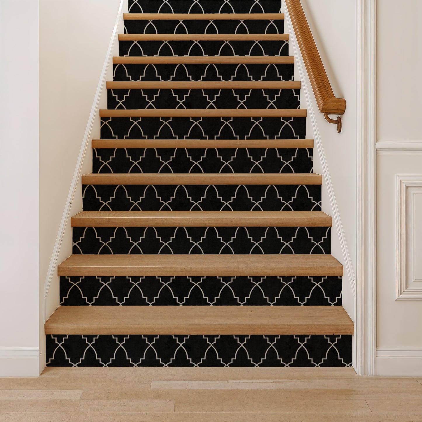 Veer Decor Medina Trellis Black Peel and Stick Wallpaper Abstract Modern Black  Wallpaper - 8228-AO1