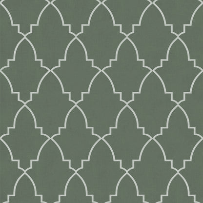 Veer Decor Medina Trellis Green Peel and Stick Wallpaper Abstract Modern Green  Wallpaper - 8228-AO3