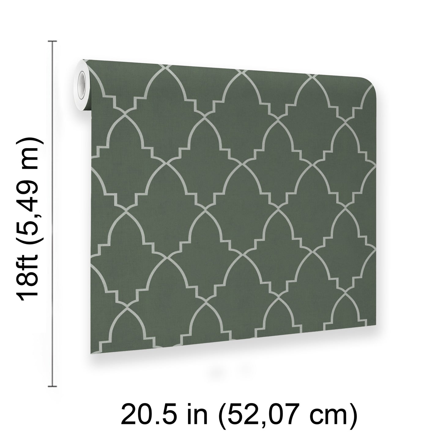 Veer Decor Medina Trellis Green Peel and Stick Wallpaper Abstract Modern Green  Wallpaper - 8228-AO3