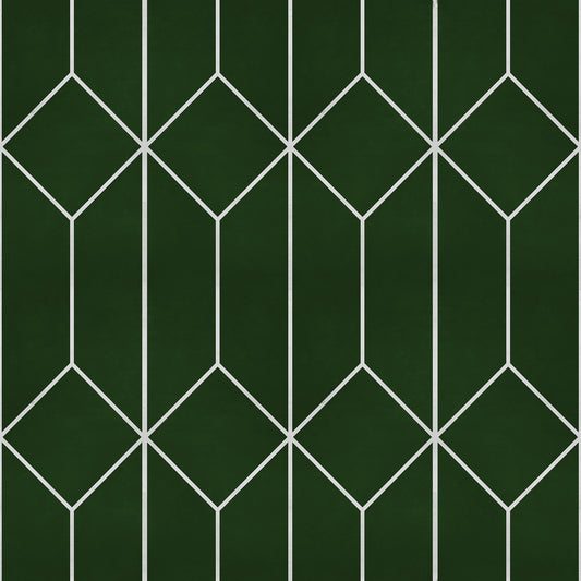 Veer Decor Diamond Trellis Green Peel and Stick Wallpaper Abstract Modern Green  Wallpaper - 8228-AP1