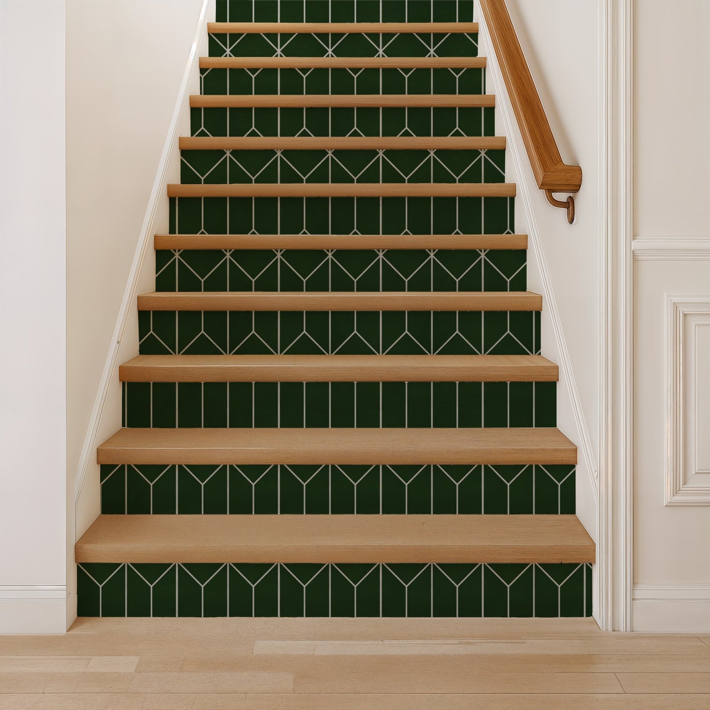 Veer Decor Diamond Trellis Green Peel and Stick Wallpaper Abstract Modern Green  Wallpaper - 8228-AP1