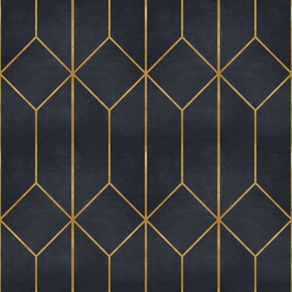 Veer Decor Diamond Trellis Navy Peel and Stick Wallpaper Abstract Modern Navy  Wallpaper - 8228-AP3