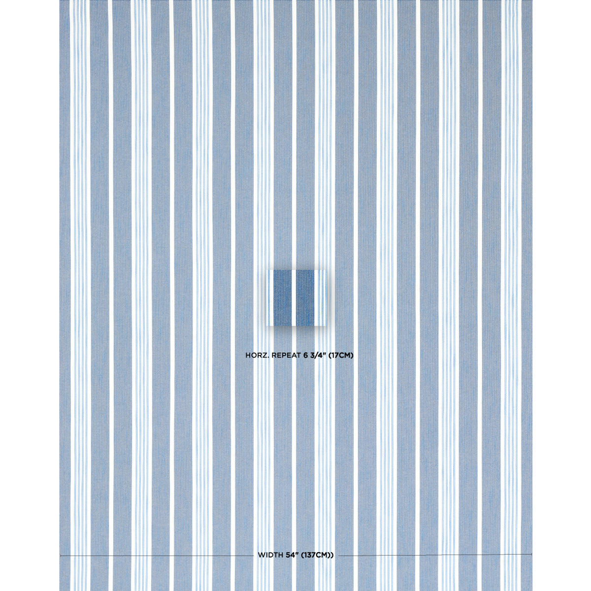 SCHUMACHER  MARY MCDONALD HAMPTON STRIPE INDOOR/OUTDOOR PATTERN WOVENS,HIGH PERFORMANCE,INDOOR/OUTDOOR PATTERN WOVENS,HIGH PERFORMANCE,INDOOR/OUTDOOR INDIGO   - 82300