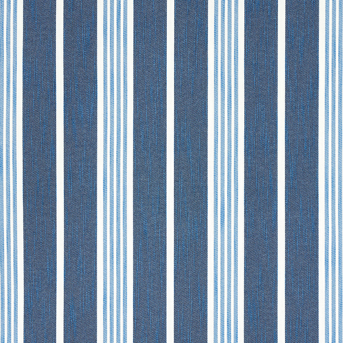 SCHUMACHER  MARY MCDONALD HAMPTON STRIPE INDOOR/OUTDOOR PATTERN WOVENS,HIGH PERFORMANCE,INDOOR/OUTDOOR PATTERN WOVENS,HIGH PERFORMANCE,INDOOR/OUTDOOR INDIGO   - 82300