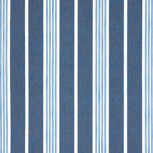 SCHUMACHER  MARY MCDONALD HAMPTON STRIPE INDOOR/OUTDOOR PATTERN WOVENS,HIGH PERFORMANCE,INDOOR/OUTDOOR PATTERN WOVENS,HIGH PERFORMANCE,INDOOR/OUTDOOR INDIGO   - 82300
