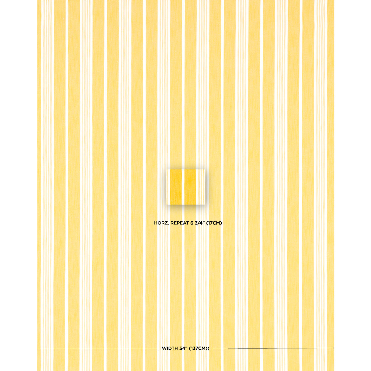 SCHUMACHER  MARY MCDONALD HAMPTON STRIPE INDOOR/OUTDOOR PATTERN WOVENS,HIGH PERFORMANCE,INDOOR/OUTDOOR PATTERN WOVENS,HIGH PERFORMANCE,INDOOR/OUTDOOR CANARY   - 82303