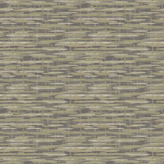 JF Fabrics -Wallpaper 8230 77 Wallpaper Green, Charcoal  Non-Woven - 9466077 W9441