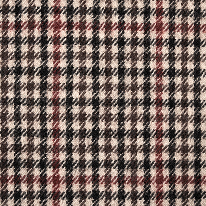 SCHUMACHER  PATTERSON FLYNN ALDRIDGE WOOL HOUNDSTOOTH PATTERN WOVENS PATTERN WOVENS BROWN   - 82330