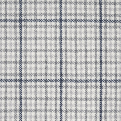 SCHUMACHER FABRIC  PATTERSON FLYNN ALDRIDGE WOOL HOUNDSTOOTH   GREY   - 82331
