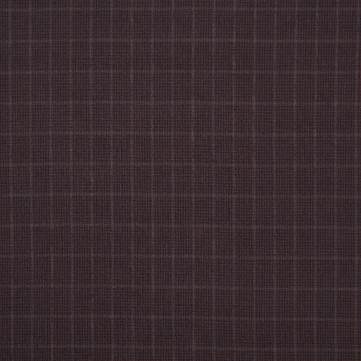 SCHUMACHER  PATTERSON FLYNN ALDRIDGE WOOL HOUNDSTOOTH PATTERN WOVENS PATTERN WOVENS BURGUNDY   - 82332