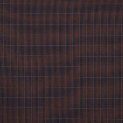 SCHUMACHER  PATTERSON FLYNN ALDRIDGE WOOL HOUNDSTOOTH PATTERN WOVENS PATTERN WOVENS BURGUNDY   - 82332