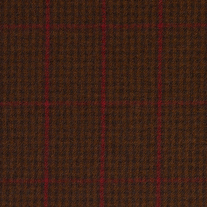 SCHUMACHER  PATTERSON FLYNN ALDRIDGE WOOL HOUNDSTOOTH WOVEN WOVEN MOCHA   - 82334