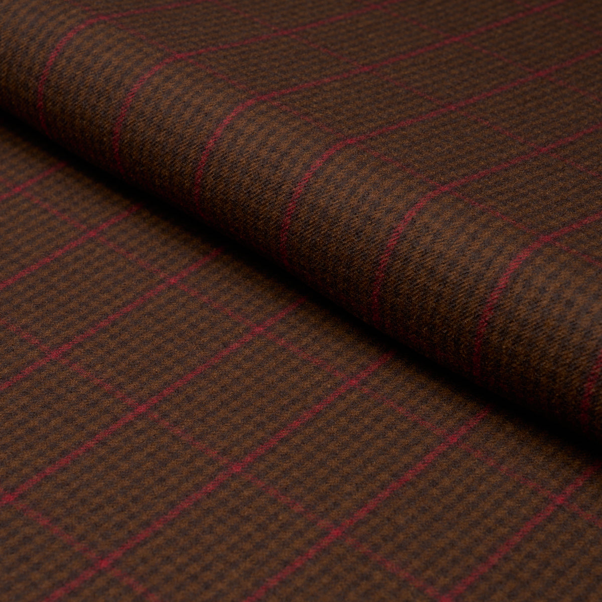 SCHUMACHER  PATTERSON FLYNN ALDRIDGE WOOL HOUNDSTOOTH WOVEN WOVEN MOCHA   - 82334
