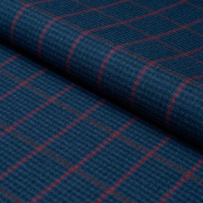 SCHUMACHER  PATTERSON FLYNN ALDRIDGE WOOL HOUNDSTOOTH WOVEN WOVEN SPRUCE   - 82335