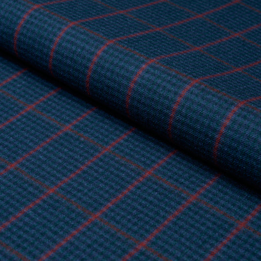 SCHUMACHER  PATTERSON FLYNN ALDRIDGE WOOL HOUNDSTOOTH WOVEN WOVEN SPRUCE   - 82335