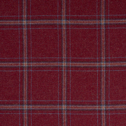 SCHUMACHER  PATTERSON FLYNN BLACKBURN MERINO PLAID WOVEN WOVEN REDWOOD   - 82344