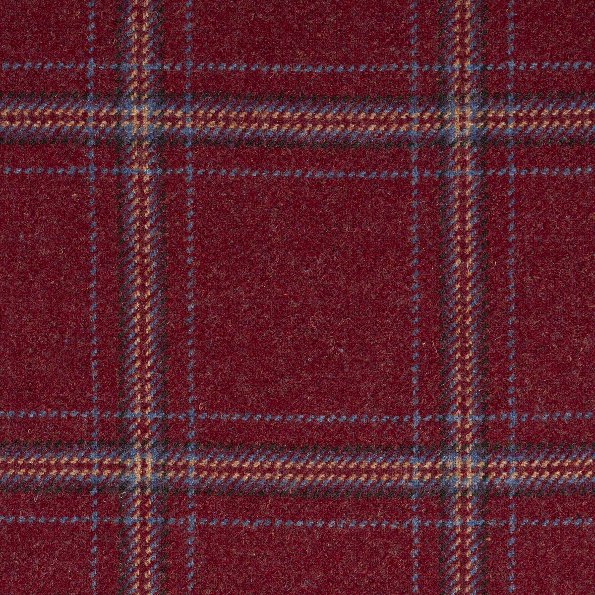 SCHUMACHER  PATTERSON FLYNN BLACKBURN MERINO PLAID WOVEN WOVEN REDWOOD   - 82344