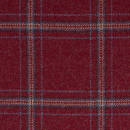 SCHUMACHER  PATTERSON FLYNN BLACKBURN MERINO PLAID WOVEN WOVEN REDWOOD   - 82344