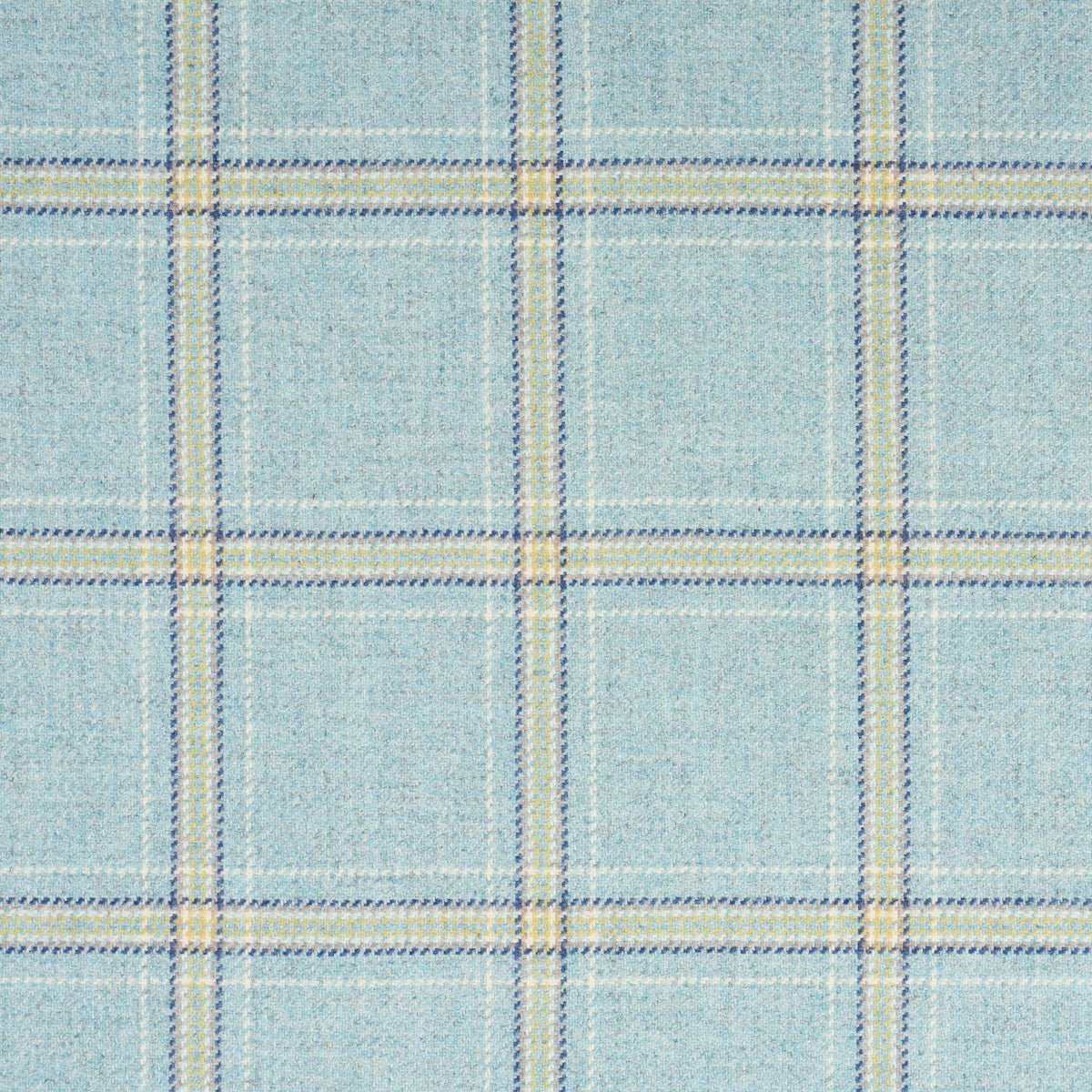 SCHUMACHER  PATTERSON FLYNN BLACKBURN MERINO PLAID WOVEN WOVEN ROBIN'S EGG   - 82347