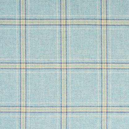SCHUMACHER  PATTERSON FLYNN BLACKBURN MERINO PLAID WOVEN WOVEN ROBIN'S EGG   - 82347