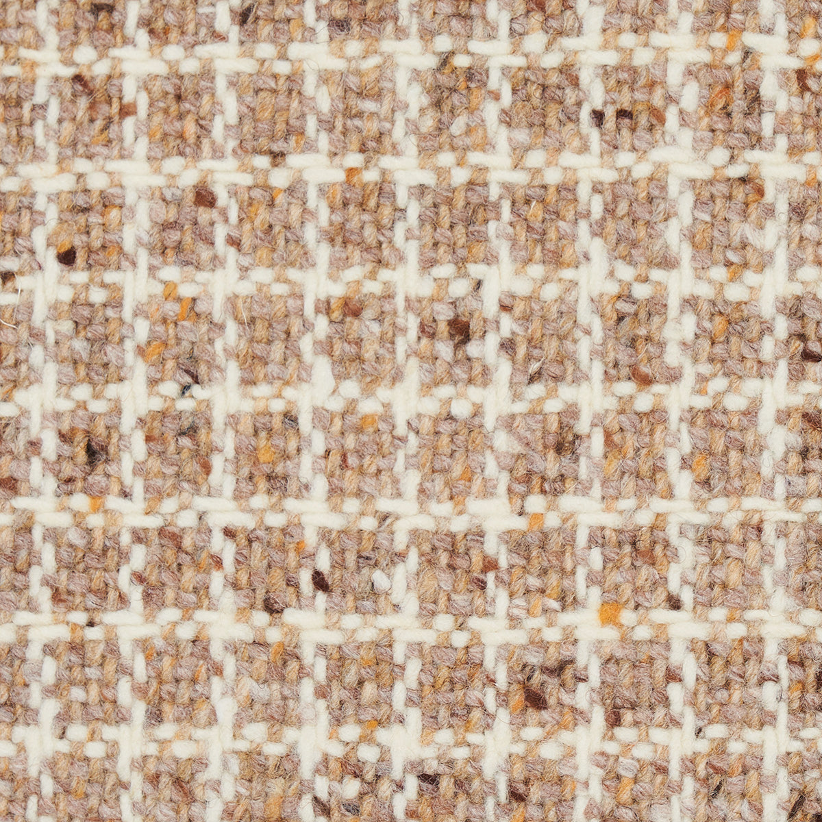 SCHUMACHER FABRIC  PATTERSON FLYNN HUDSON WOOL CHECK   CAMEL   - 82351
