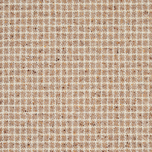 SCHUMACHER FABRIC  PATTERSON FLYNN HUDSON WOOL CHECK   CAMEL   - 82351
