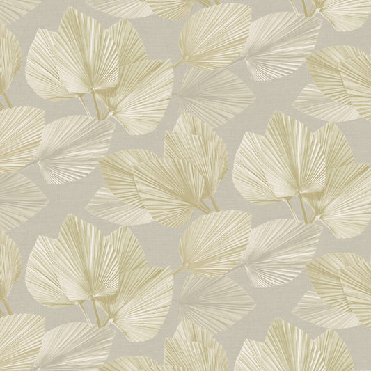 JF Fabrics -Wallpaper 8235 16 Wallpaper Beige, Yellow, Grey  Non-Woven - 9466416 W9441