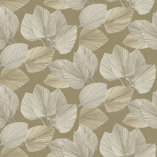 JF Fabrics -Wallpaper 8235 76 Wallpaper Green, Grey  Non-Woven - 9466476 W9441