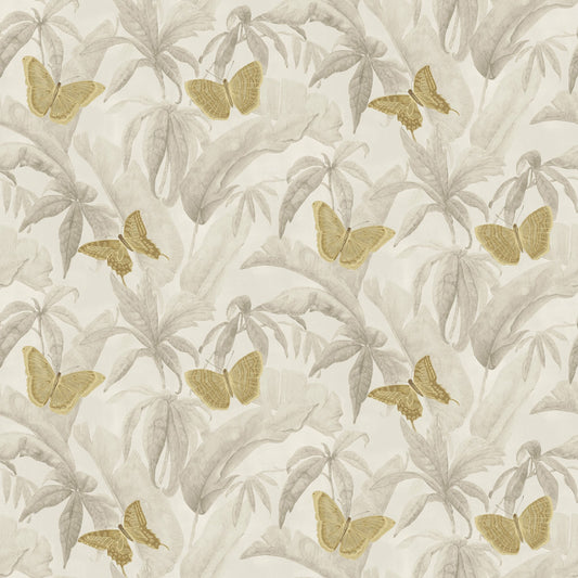 JF Fabrics -Wallpaper 8236 12 Wallpaper Yellow, Grey, White  Non-Woven - 9466512 W9441
