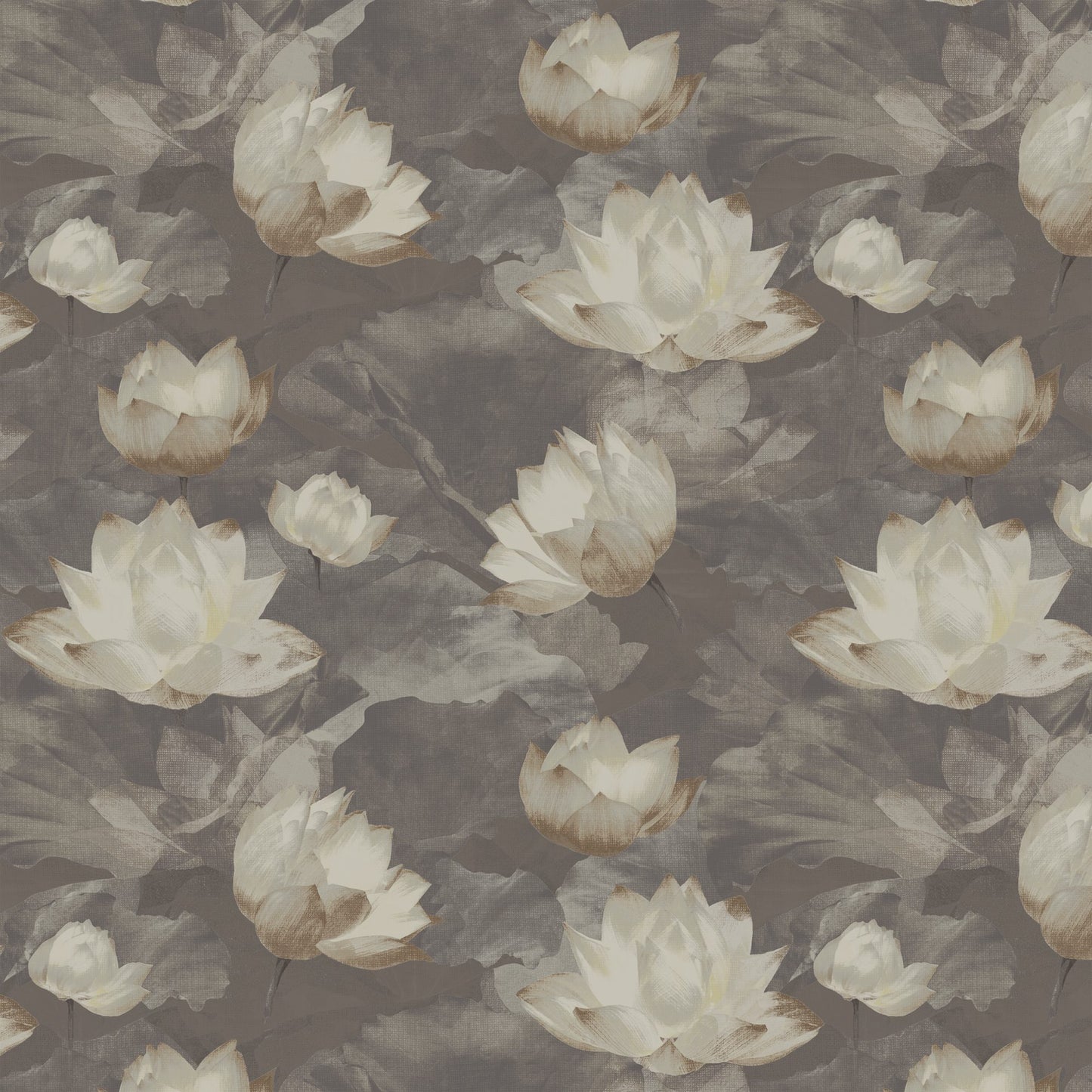 JF Fabrics -Wallpaper 8245 38 Wallpaper Brown, Black, Silver  Non-Woven - 9514838 W9561