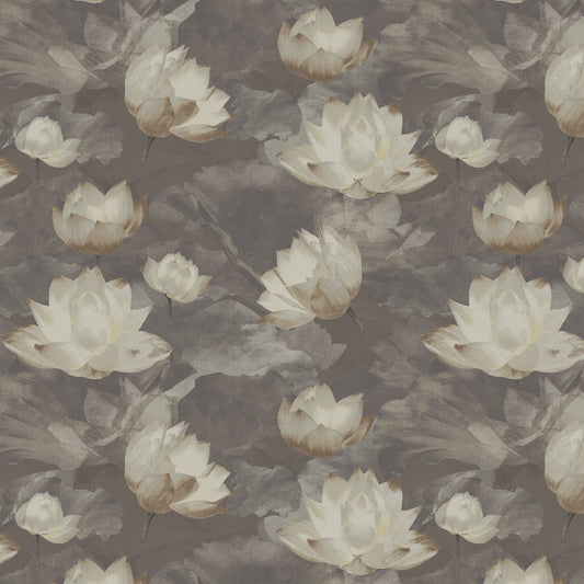 JF Fabrics -Wallpaper 8245 38 Wallpaper Brown, Black, Silver  Non-Woven - 9514838 W9561