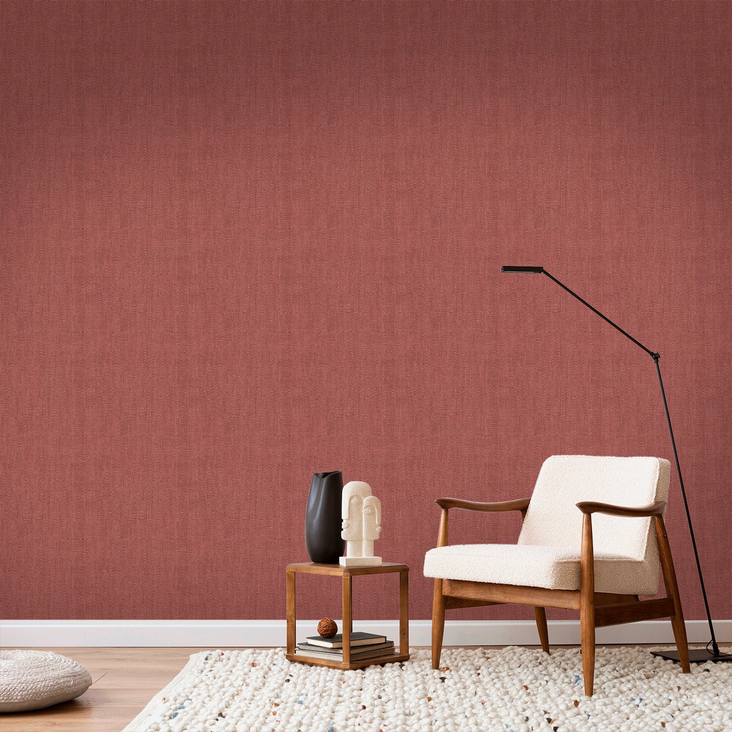 Veer Decor Allure Texture Wine Wallpaper Abstract Transitional Red  Wallpaper - 8249-AA10