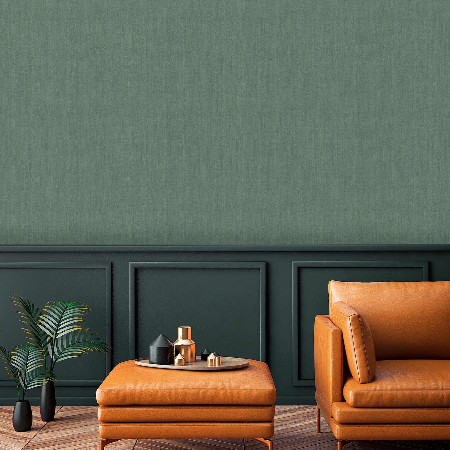 Veer Decor Allure Texture Dark Moss Wallpaper Abstract Transitional Green  Wallpaper - 8249-AA12