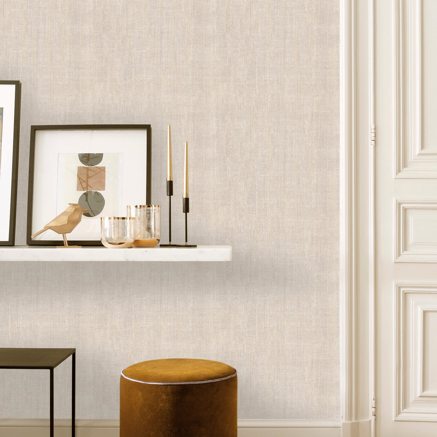 Veer Decor Allure Texture Light Taupe Wallpaper Abstract Transitional Cream  Wallpaper - 8249-AA2