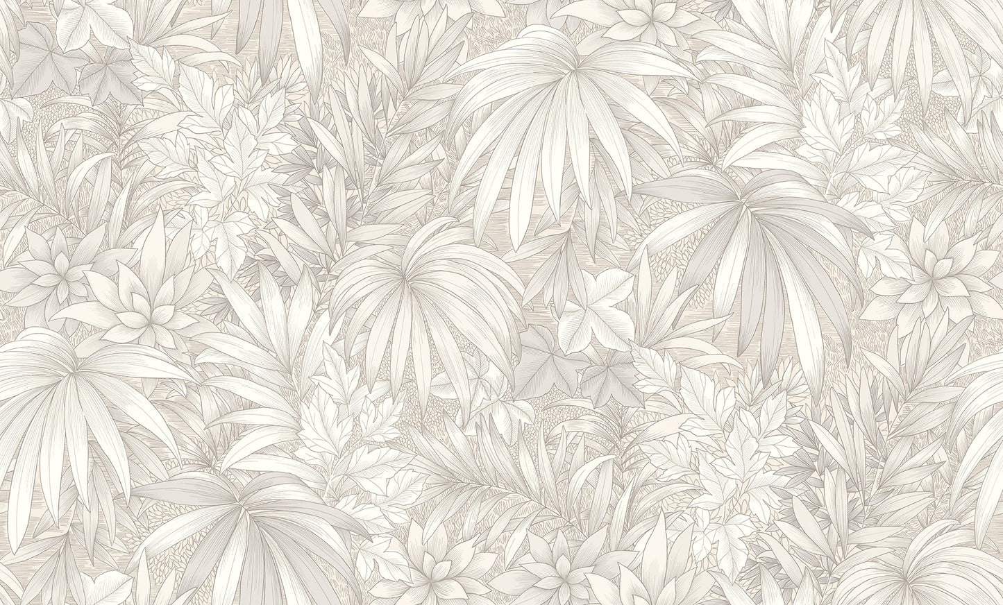 Veer Decor Allure Jungle White Wallpaper Tropical Transitional White  Wallpaper - 8249-AD1