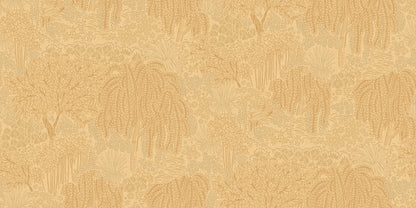 Yellow textured wallpaper with a subtle embossed pattern.