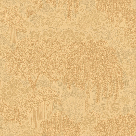 Veer Decor Willow Whisper Corn Wallpaper Nature Transitional Yellow  Wallpaper - 8249-AF3