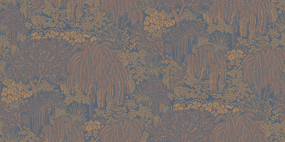 Veer Decor Willow Whisper Dark Blue Wallpaper Nature Transitional Navy  Wallpaper - 8249-AF5