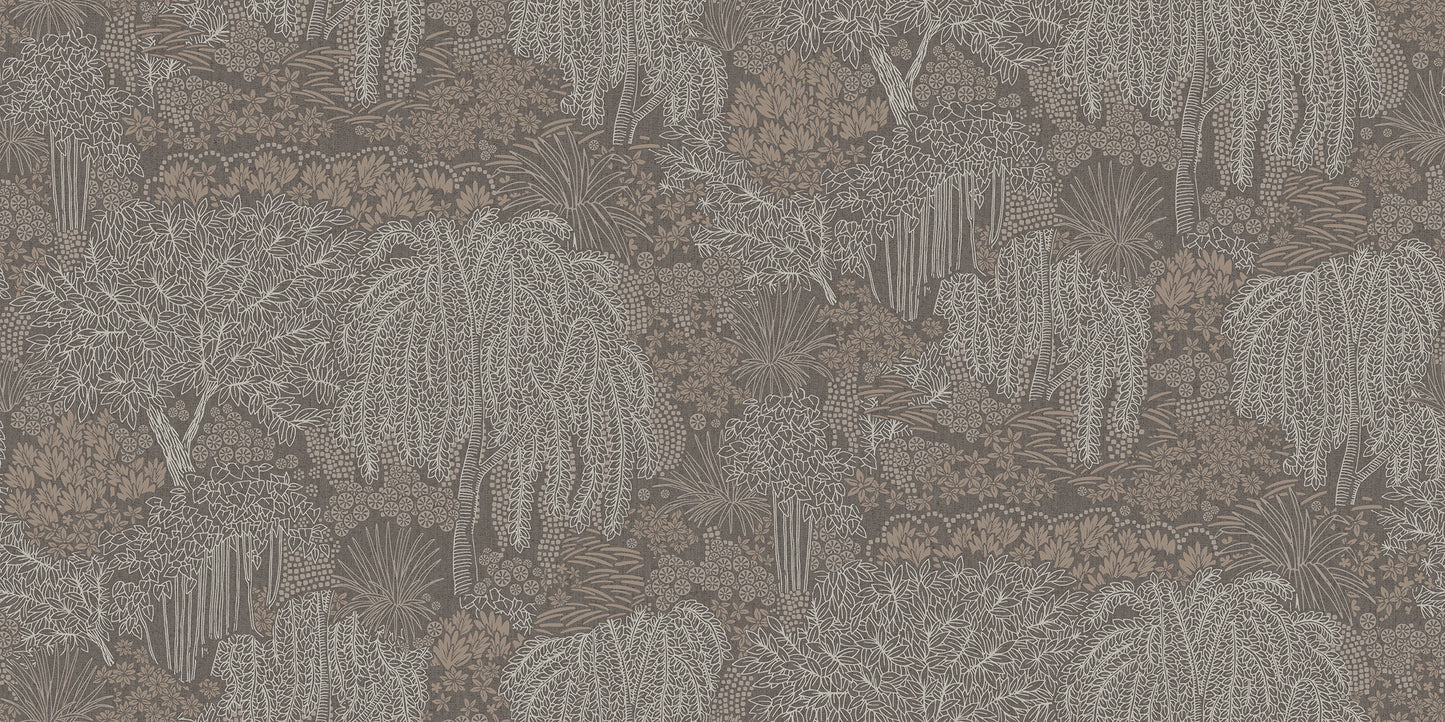 Veer Decor Willow Whisper Graphite Wallpaper Nature Transitional Black  Wallpaper - 8249-AF6