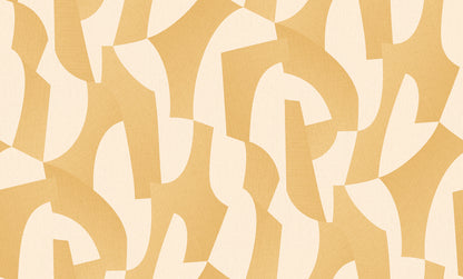 Veer Decor Sculpted Motion Corn Wallpaper Abstract Contemporary/Modern Yellow  Wallpaper - 8249-AG2