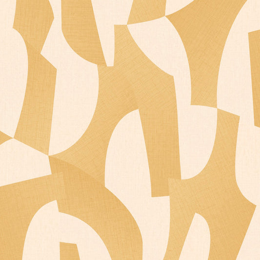 Veer Decor Sculpted Motion Corn Wallpaper Abstract Contemporary/Modern Yellow  Wallpaper - 8249-AG2