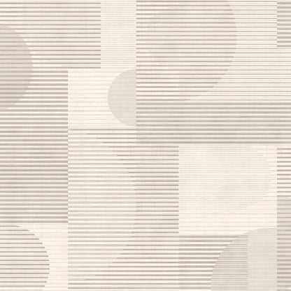 Veer Decor Geo Rhythm White Wallpaper Abstract Contemporary/Modern White  Wallpaper - 8249-AH1